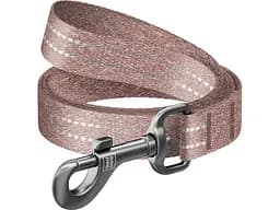 Поводок для собак WAUDOG Re-cotton светоотражающий S Ш 15 мм Д 500 см коричневый (40136)
