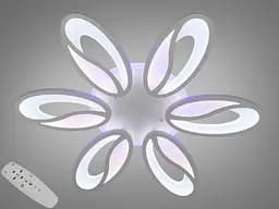 Потолочная LED люстра с пультом, диммером и подсветкой, 80W