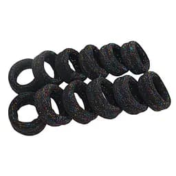 Дитяча резинка для волосся La-beauty 0307-973-2, чорна 6 штук