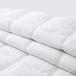Євро Сатинова ковдра Cosas 4 сезони 200х220 Snow білий (Quilt_200x220_DSeason_Viscose_StrSatin-White) - мініатюра 7