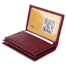 Візитниця-книга ST Leather 19218 бордова - мініатюра 5