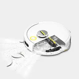 Karcher Робот-пилосос RVC 3, h=0.97см, вологе прибирання, конт пилок -0.24л, вода -0.28л, автон. робота до 130хв, Bluetooth, білий - мініатюра 7
