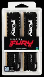 Оперативна пам'ять Kingston Fury 32GB (2x16GB) DDR4 3200MHz Beast Black (KF432C16BB1K2/32WP) - мініатюра 3