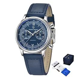 Наручний годинник чоловічий PD-1739 Silver-Blue Pagani Design acs0031169