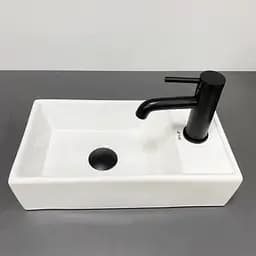 Умивальник VBI Lago L white накладний підвісний VBI-015611, Білий