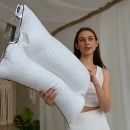 Набір MirSon вовна №9557 Royal Pearl Hand Made Wool демі ковдра 200х220 см + 2 подушки білий (2200010806212) - мініатюра 13