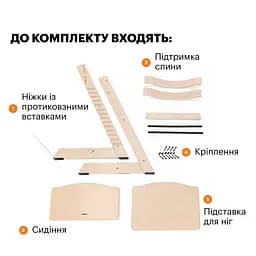 Стільчик Stokke Tripp Trapp Black (100103) - мініатюра 3