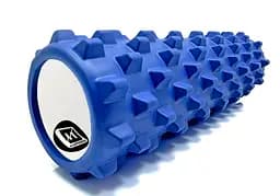 Массажный ролик EasyFit Grid Roller PRO 45 см Синий (EF-2029-BL)