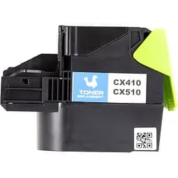 Картридж PowerPlant Lexmark CX310/CX410/CX510 CY (с чипом)