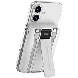 Портативний ЗП Power Bank Wiwu Wi-P061 22.5W+PD20W з БЗП+iWatch with cable 10000 mAh White - мініатюра 8