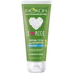 Скраб-гель для обличчя Біокон I love rice рисовий 90 мл