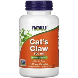 Натуральная добавка NOW Cat's Claw 500 mg, 100 капсул
