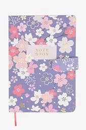 Блокнот на магніті Flowers2 762558ML 128 аркушів Бузковий