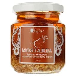 Мостарда Cherry Twig Груша с миндалем в горчично-сахарном сиропе 170 г (923513)