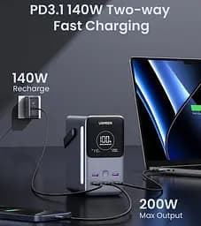 Зарядна станція портативна Ugreen PB770 48000 mAh 300W (25286) - мініатюра 4