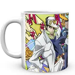 Кружка GeekLand Невероятные приключения ДжоДжо JoJo's Bizarre Adventure Джотаро Джоске Коичи JJ 02.416 330 мл белая