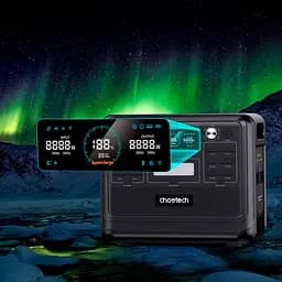 Зарядна станція Choetech BS008 2400W [105376] - мініатюра 10