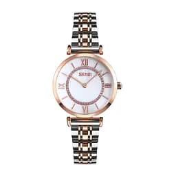 Наручний годинник жіночий 9198TRGWTH-S Rose Gold-Silver-White Lady Skmei acs0029860