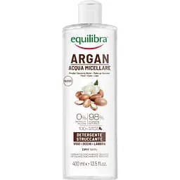 Вода міцелярна Equilibra з маслом аргану 400 мл
