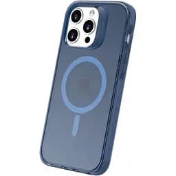Чохол Vokamo для iPhone 15 Plus захисний з магнітним кільцем блакитний (NVK010859) - мініатюра 4
