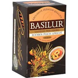 Чай Basilur Ройбуш персик-абрикос, 25 пакетиків (896899) - мініатюра 2