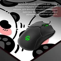 Килимок для мишки GamePro Speed/Control White (MP275WP) - мініатюра 6