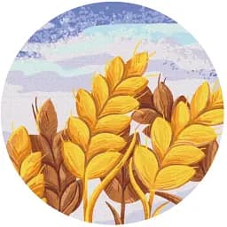 Картина по номерам Brushme Колоски © Didevych Kateryna 30x30 см