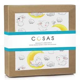 Пелюшки фланелеві Cosas Soft Bunny 100x120 см, білі