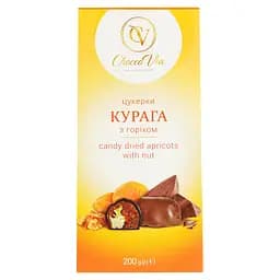 Цукерки Chocco Via Курага  з волоським горіхом в глазурі 200 г    - мініатюра 3