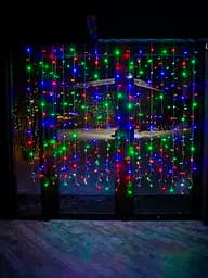 Гірлянда Штора 2х2 м на вікно Різнокольорова світлодіодна 240 LED інтер’єрна Laplandia від мережі (m.03.5Т.240+) - мініатюра 4
