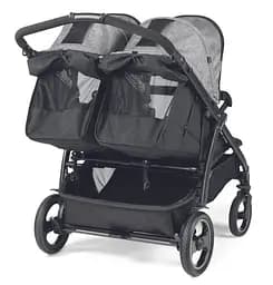 Прогулянкова коляска для двійні Peg-Perego Book for Two Cinder, сірий (IP05280000GL53RO01) - мініатюра 3