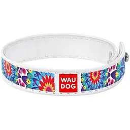 Ошейник для собак Waudog Glamour кожаный с QR паспортом, без украшений, XS, Ш 9 мм, Дл 19-25 см (2032018000008)