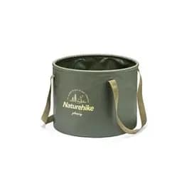Складне відро Naturehike NH20SJ040 для води із ПВХ 20л (Зелений)