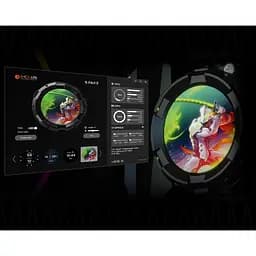 Система водяного охолодження ID-COOLING Space LCD SL360 Black - мініатюра 9