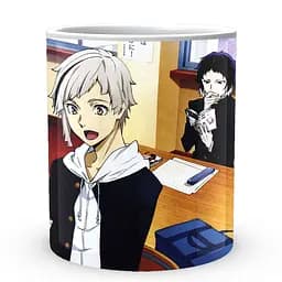 Кухоль GeekLand Bungou Stray Dogs Проза Бродячих Псів Дазай Ацуши Акутагава Чуя BSD 04 330 мл білий - мініатюра 2