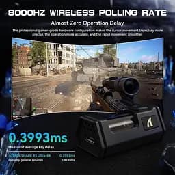 Мишка ігрова бездротова Attack Shark R5 ULTRA BLACK - мініатюра 6