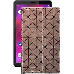 Чехол StatusCASE из экокожи для планшета Lenovo Tab M7 (3rd Gen) Коричневый ромб
