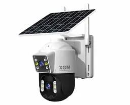 IP-камера уличная с аккумулятором и двойным объективом XON SmartCam 4G 8000mAh Solar 1080P (KCBSM22VW 7478) Белая