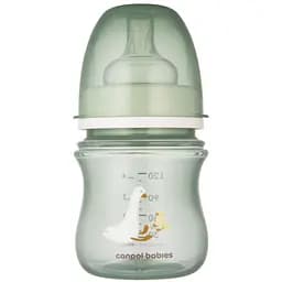 Бутылка Canpol babies Easystart Гуси антиколиковая с широким отверстием 120 мл серая (35/244)