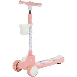 Самокат iTrike JR 3-107 5 в 1 складной розовый