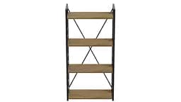 Етажерка 4/60 Ferrum-decor Серії Коннект 120x60x28 чорний ДСП Дуб Артізан 16мм (FRD-104238) - мініатюра 4