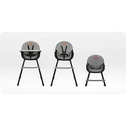 Стільчик для годування MoMi Reki 2 в 1 Black (KRKA00033) - мініатюра 2