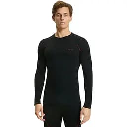 Термокофта Falke ESS Wool-Tech M Black-Red M (1097-33411-3008 M)