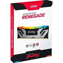 Модуль пам'яті для комп'ютера DDR5 48GB 8400 MHz Renegade RGB Silver XMP Kingston Fury (ex.HyperX) (KF584CU40RSAK2-48) - мініатюра 6