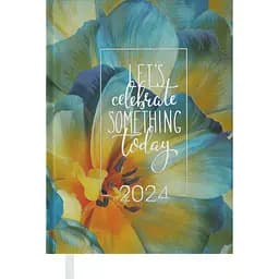 Ежедневник датированный Buromax Magiс 2024 A5 голубой (BM.2159-14)