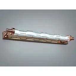 Бра Romin Diasha Loft золото LED 14W хвилясте скло