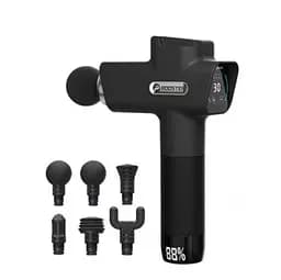 Перкусійний масажний пістолет Booster M2-D (6 насадок) 30 швидкостей