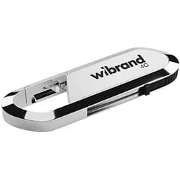 Флеш-накопитель Wibrand USB 2.0 Aligator 4Gb белый