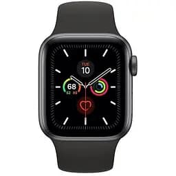 Apple Watch Series 5 GPS 40mm Space Gray Aluminum w. Black b.- Space Gray Aluminum (MWV82)