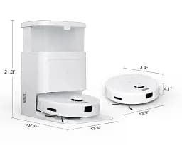 Робот-пилосос з вологим прибиранням Ecovacs Deebot N30 Pro Omni White (YDLX11-1) UA UCRF - мініатюра 5